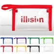 Transparent Zipper Toiletry Bag | https://www.bestnamebadges.com
