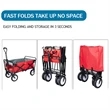 Outdoor Folding Wagon | https://www.bestnamebadges.com