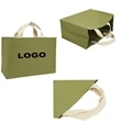 Custom Washable Kraft Paper Tote Bag | https://www.bestnamebadges.com