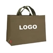 Custom Washable Kraft Paper Tote Bag | https://www.bestnamebadges.com