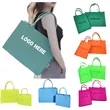 Custom Felt Shopping Tote Bag | https://www.bestnamebadges.com