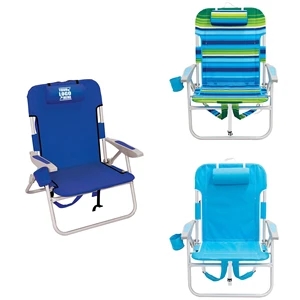 Backpack style beach chair | https://www.bestnamebadges.com