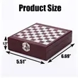 Custom Wooden Box Wine Accessories With Chess Set | https://www.bestnamebadges.com