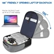 Extra Large Travel Carry on Laptop Backpack with USB Port | https://www.bestnamebadges.com