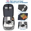Extra Large Travel Carry on Laptop Backpack with USB Port | https://www.bestnamebadges.com