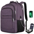 Extra Large Travel Carry on Laptop Backpack with USB Port | https://www.bestnamebadges.com