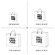 Custom Folding Various Sizes Reusable Durable Tote Bag | https://www.bestnamebadges.com