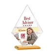 Rideau VividPrint™ Award - Amber | https://www.bestnamebadges.com