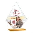 Rideau VividPrint™ Award - Amber | https://www.bestnamebadges.com