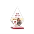 Rideau VividPrint™ Award - Red | https://www.bestnamebadges.com