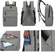 Deluxe Laptop Backpack With Charger Port | https://www.bestnamebadges.com