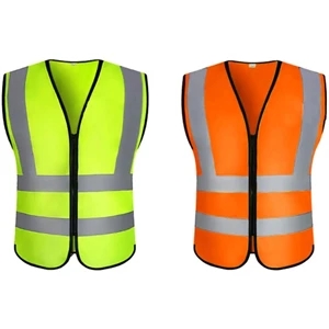 Class 2 Hi Viz Knitted Reflective Safety Workwear Vest | https://www.bestnamebadges.com