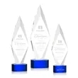 Manilow Award on Paragon Base - Blue | https://www.bestnamebadges.com