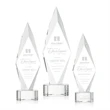 Manilow Award on Paragon Base - Clear | https://www.bestnamebadges.com