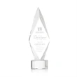 Manilow Award on Paragon Base - Clear | https://www.bestnamebadges.com