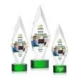 Manilow VividPrint™ Award on Paragon Base - Green | https://www.bestnamebadges.com
