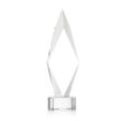 Manilow VividPrint™ Award on Paragon Base - Clear | https://www.bestnamebadges.com