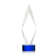 Manilow VividPrint™ Award on Paragon Base - Blue | https://www.bestnamebadges.com