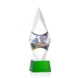 Manilow VividPrint™ Award on Robson Base - Green | https://www.bestnamebadges.com