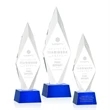 Manilow Award on Robson Base - Blue | https://www.bestnamebadges.com