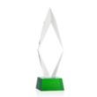 Manilow Award on Robson Base - Green | https://www.bestnamebadges.com