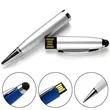 Versatile Portable USB Flash Drive Metal Pen Stylus - 64MB | https://www.bestnamebadges.com