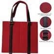 Custom Felt Wine Tote Bag For 2 Bottles | https://www.bestnamebadges.com