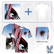 Custom Full Color Dye Sublimation Short Sleeve T-Shirt | https://www.bestnamebadges.com
