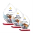 Nestor Flame VividPrint™ Award - Red | https://www.bestnamebadges.com