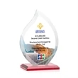 Nestor Flame VividPrint™ Award - Red | https://www.bestnamebadges.com