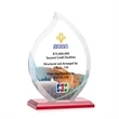 Nestor Flame VividPrint™ Award - Red | https://www.bestnamebadges.com