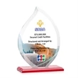 Nestor Flame VividPrint™ Award - Red | https://www.bestnamebadges.com