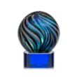 Malton Award on Paragon Base - Blue | https://www.bestnamebadges.com