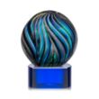 Malton Award on Paragon Base - Blue | https://www.bestnamebadges.com