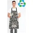 rPET Recycled Polyester Butcher Aprons w/ Neck Strap 27"x34" | https://www.bestnamebadges.com