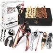 Custom Wooden Box Wine Accessories With Chess Set | https://www.bestnamebadges.com