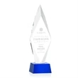 Manilow Award on Robson Base - Blue | https://www.bestnamebadges.com