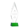 Manilow Award on Robson Base - Green | https://www.bestnamebadges.com