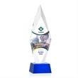 Manilow VividPrint™ Award on Robson Base - Blue | https://www.bestnamebadges.com