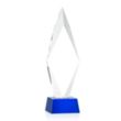 Manilow VividPrint™ Award on Robson Base - Blue | https://www.bestnamebadges.com