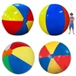 Custom High Quality Giant Colorful Beach Ball | https://www.bestnamebadges.com
