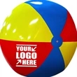 Custom High Quality Giant Colorful Beach Ball | https://www.bestnamebadges.com