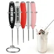 Custom Electric Powerful Milk Frother Handheld Foam Maker | https://www.bestnamebadges.com