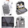 School Laptop Backpack With USB Charging Port | https://www.bestnamebadges.com