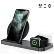 Foldable 3-in-1 Wireless Charger Station | https://www.bestnamebadges.com