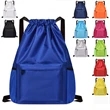 Waterproof Drawstring Gym Backpack Bag | https://www.bestnamebadges.com
