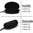Portable Travel Zipper Eyeglasses Frame glasses Case | https://www.bestnamebadges.com