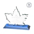 Maple Leaf Award - Sky Blue | https://www.bestnamebadges.com