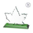 Maple Leaf Award - Green | https://www.bestnamebadges.com