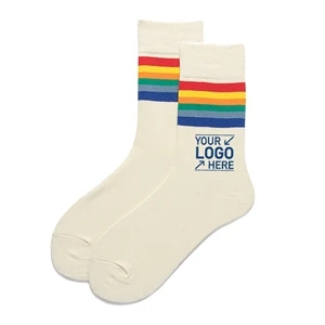 Old School Vintage Striped Socks | https://www.bestnamebadges.com